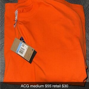 Nike ACG Orange Long Sleeve Tee